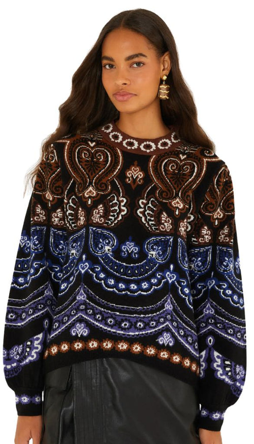 Nicole Knit Scarf Sweater