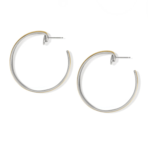 Ferrara Entrata Medium Gold Hoop