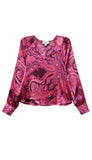 Natasha V Neck Puff Sleeve Top