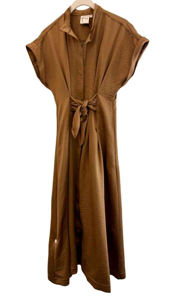 Long Rocky Dress Sueded Back