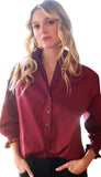 Fiona Shirt Solid Silky Poplin