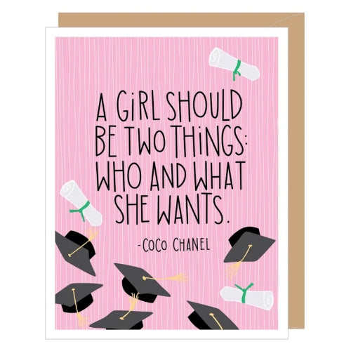 Girl Should Be Quote Graduation