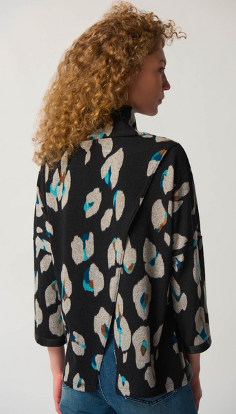 Animal Print Boxy Top