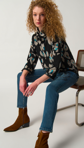 Animal Print Boxy Top