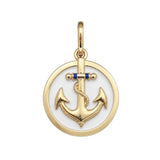 Medium Pendant-Gratitude Anchor, Gold