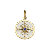 Small Pendant-True North Compass, Gold
