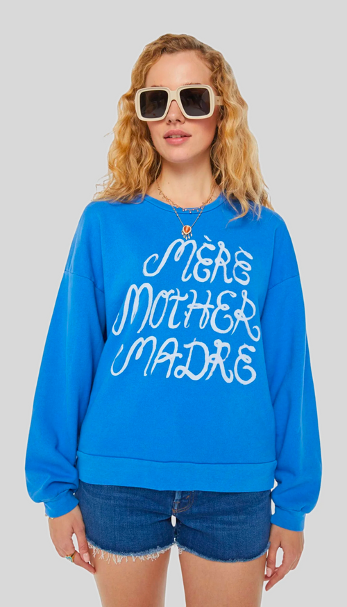 Drop Square Mom Sweatshirt