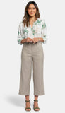 Wide Leg Cropped Cargo