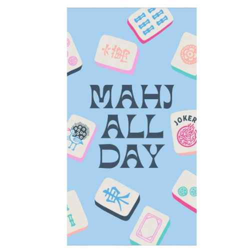 Mahjong Paper Guest Towels-Mahj All Day