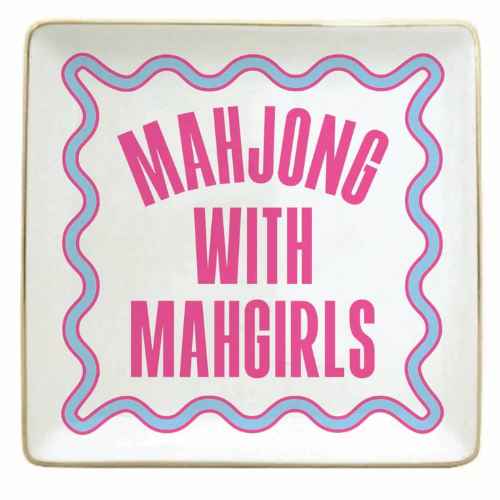 Mahjong WIth Mahgirls Trinket Tray