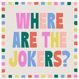 Mahjong Cocktail Napkin-Jokers