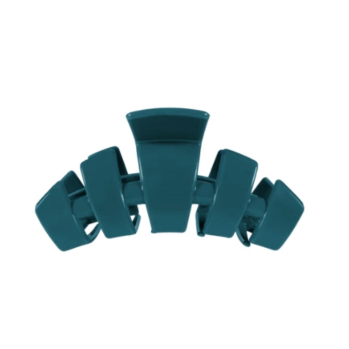 Open small hair clip -Teal With It
