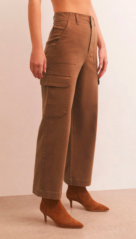 Fly Front Trouser With Pleats