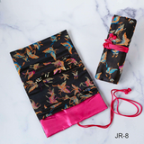 Butterfly or Dragonfly Brocade Jewelry Rolls