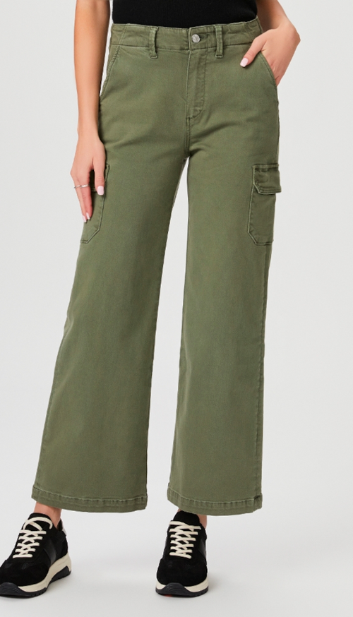 Carly Cargo With Pockets - Vintage Ivy Green