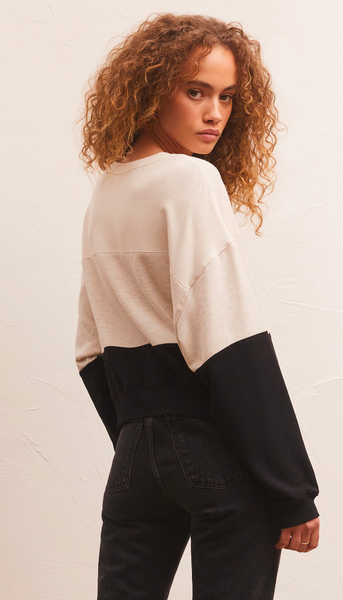 Colorblock Modal Sweatshirt
