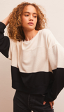 Colorblock Modal Sweatshirt