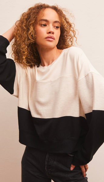 Colorblock Modal Sweatshirt