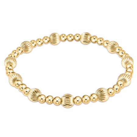 Classic Gold 4mm Bead Bracelet