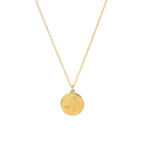ANGEL COIN NECKLACE SILVER ANGEL COIN NECKLACE SILVER