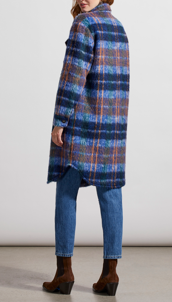 Drop Shoulder Long Jacket