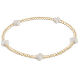 Egirl Signature Cross Small Gold-2Mm
