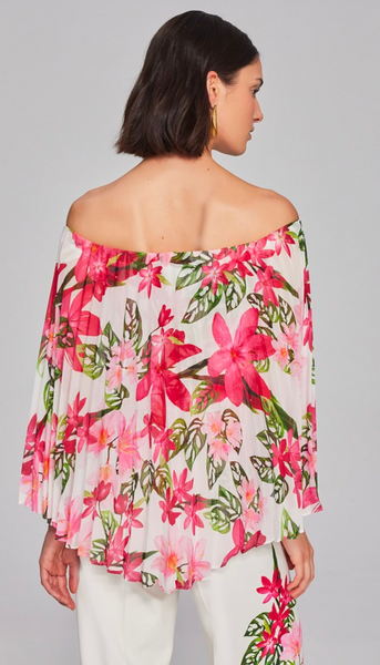 Floral Print Chiffon Top