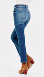 Frankie Super High Rise Cropped Straight- Savoy