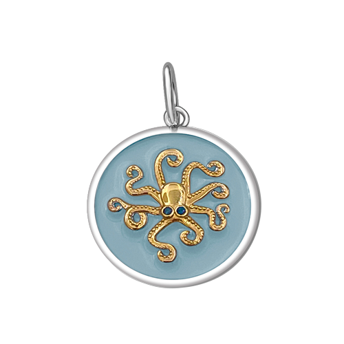 Med. Pendant-Octopus- Gold