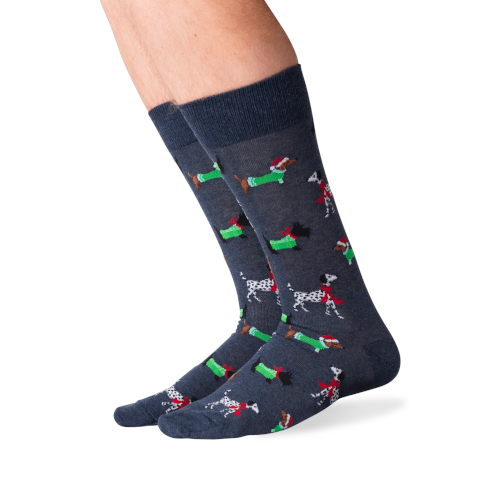 Men's Christmas Dogs Holiday Socks