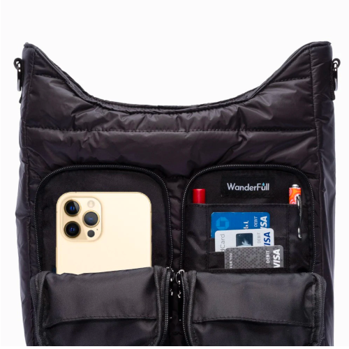 Hydrodouble Crossbody Bag - Black Matte