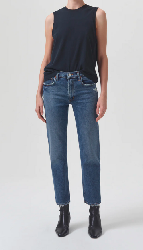 Kye Mid Rise Straight Crop - Notion