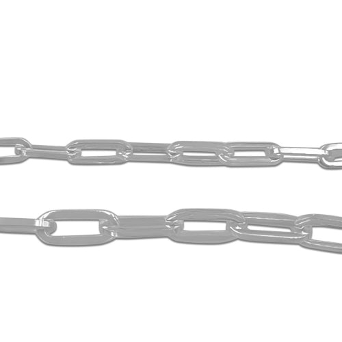 Oval Wrap Bracelet 7.1mm 7.5" - Silver