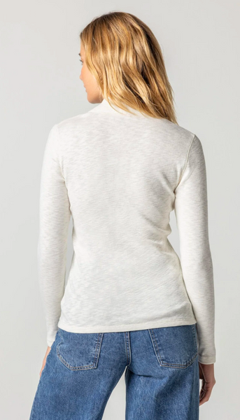 Long Sleeve Shawl Neck