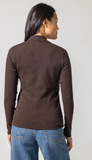 Long Sleeve Shawl Neck
