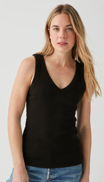 Maya V Neck Wide Binding Tank