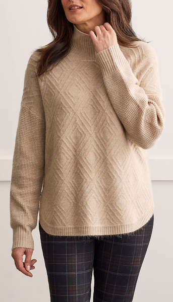 Long Sleeve Mock Neck Sweater