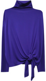 Mock Neck Tie Top