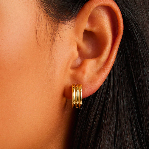 Reed Hoops - Gold