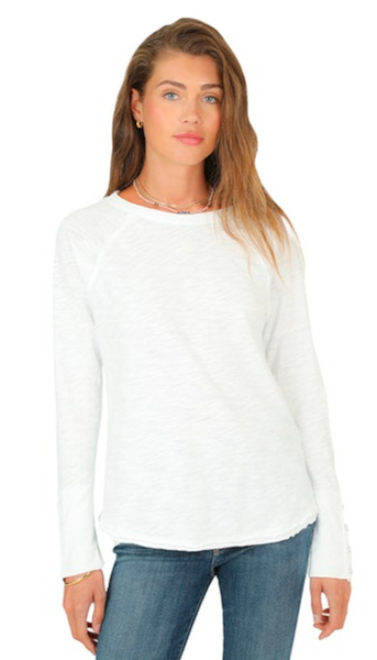 Shane Raw Edge Raglan With Snap – Alapage Boutique