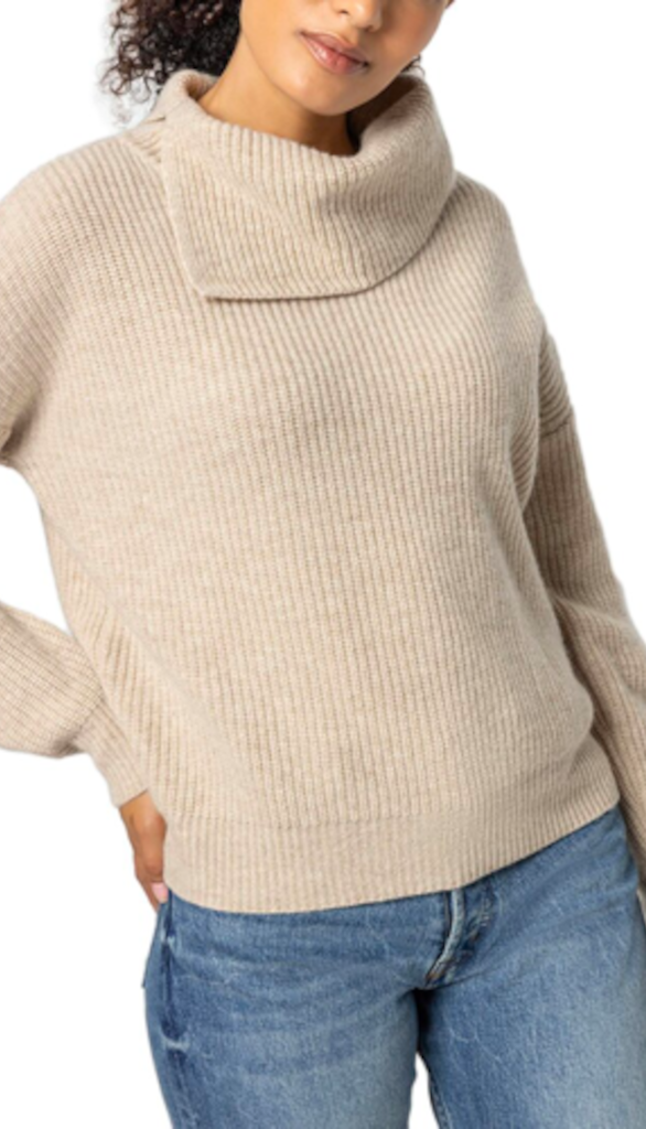 Easy Split Collar Sweater