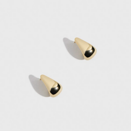 Pebble Dot Medali Reversible French Wire Earrings - Light Siam