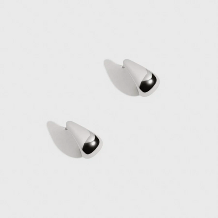 Pebble Dot Medali Reversible French Wire Earrings - Topaz