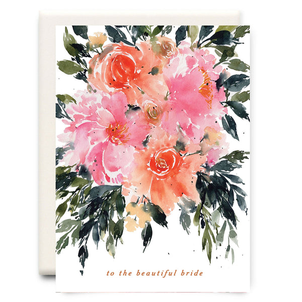To The Beautiful Bride Card