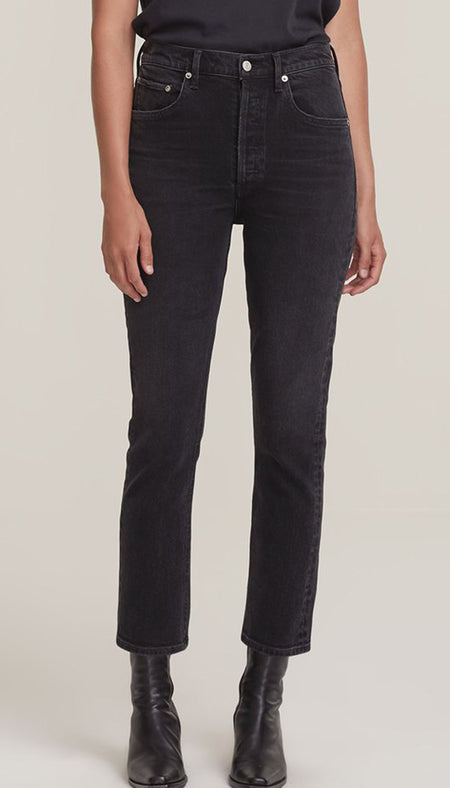 Audrey Pull On Flare Jeans - Dark Night