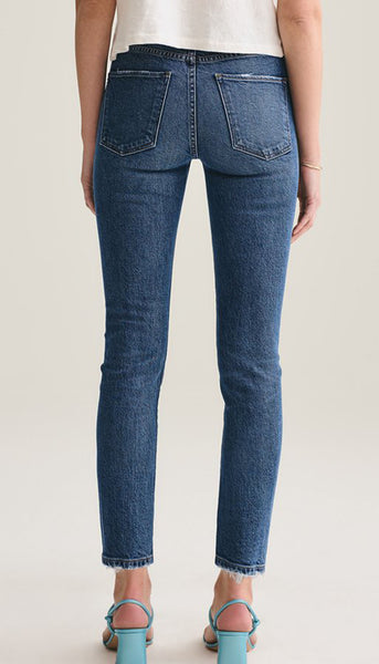 Toni Mid Rise Slim Straight - Obscure