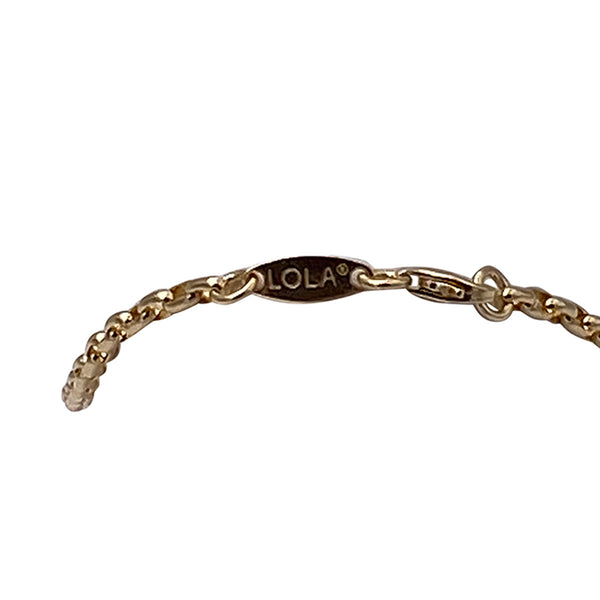 Signature Rolo 3mm Anklet - 11" Gold