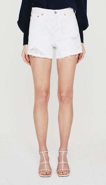 Alexxis Short - Authentic White Distressed