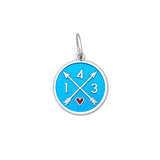 Small Pendant - 1-4-3 I Love You