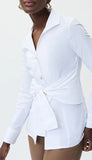 Tie Front Blouse - Vanilla